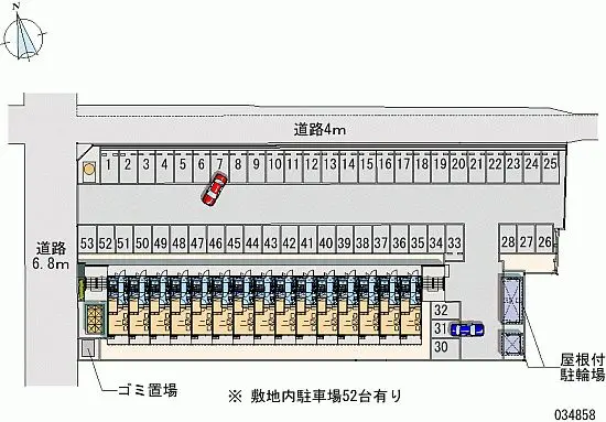 ★手数料０円★福島市南町　月極駐車場（LP）